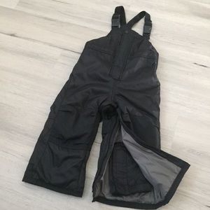 Baby Gap 2T ColdControl Max Bib Snowpants, Black